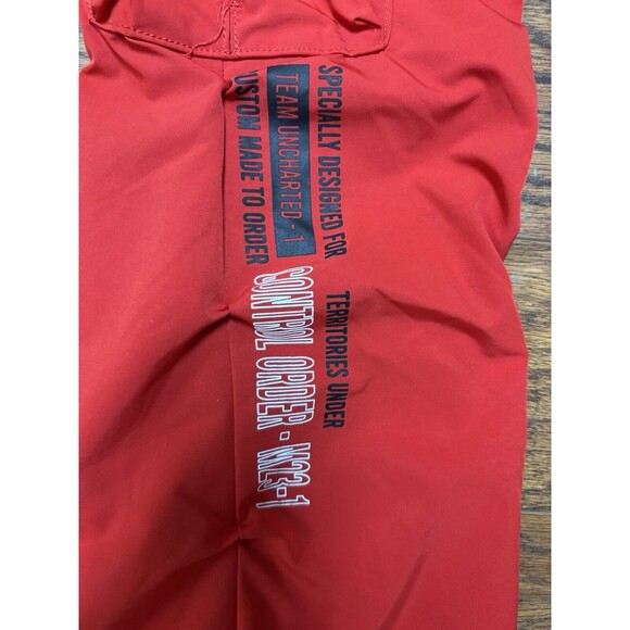 Smoke Rise Utility Hipster Pants Small Custom Streetwear Joggers 14 Pockets Red - Picture 2 of 7